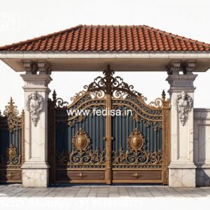 Fancy Steel Gate Design, Gate Upper Grill Design Iron Gate Stock Photos And Images