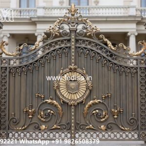 Cnc Main Gate Design, Steel Railing Gate Design Iron Gate Stock Photos And Images
