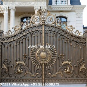 Sliding Gate Lock Design, Steel Ka Gate Ka Design Iron Gate Stock Photos And Images