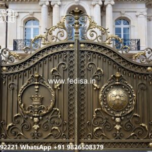Fancy Steel Gate Design, Gate Boundary Design Iron Gate Stock Photos And Images
