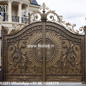 Sliding Gate Lock Design, Barir Gate Design Iron Gate Stock Photos And Images