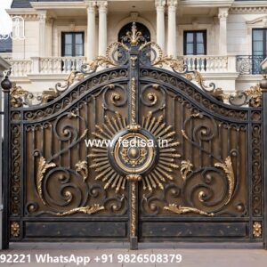 Pipe Design Gate, New Gate Design For Home Iron Gate Stock Photos And Images