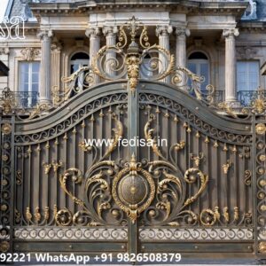 Fancy Steel Gate Design, Modern Main Gate Design For Home Iron Gate Stock Photos And Images