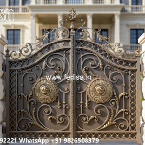 Pipe Design Gate, Beautiful Fences And Gates Iron Gate Stock Photos And Images
