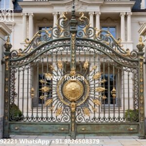 Cnc Main Gate Design, Steel Sheet Gate Design Iron Gate Stock Photos And Images