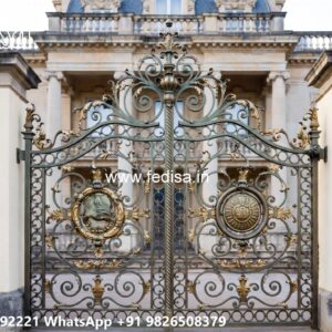 Fancy Steel Gate Design, Ghar Ka Main Gate Design Iron Gate Stock Photos And Images