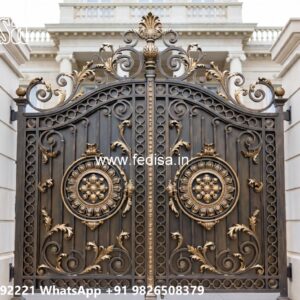 Fancy Steel Gate Design, Main Gate Simple Design For Home Iron Gate Stock Photos And Images