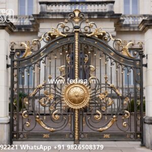 Steel Single Gate Design, Steel Ka Main Gate Iron Gate Stock Photos And Images