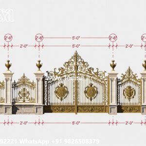 Gate Cover Design, Aluminium Fence Designs Iron Gate Stock Photos And Images