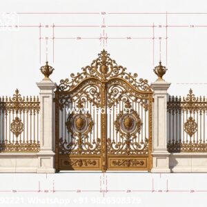 Pipe Design Gate, Square Tube Fence Design Iron Gate Stock Photos And Images