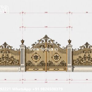 Sliding Gate Design For Small House, Gate Design Catalogue Iron Gate Stock Photos And Images