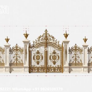 Classic Gate Design, Latest Gate Design For House Iron Gate Stock Photos And Images