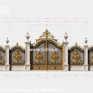 Fancy Steel Gate Design, Gate Design Main Gate Iron Gate Stock Photos And Images