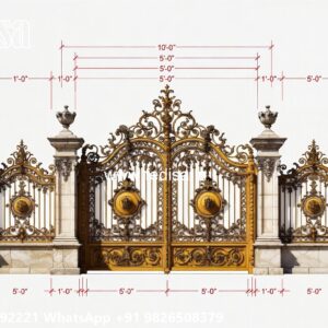 Classic Gate Design, Rod Iron Gate Designs Iron Gate Stock Photos And Images