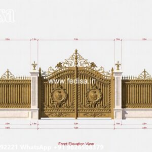 Gate Cover Design, Fancy Gate Ke Design Iron Gate Stock Photos And Images