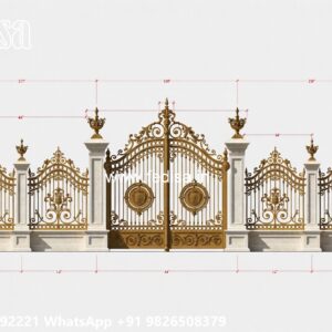Pipe Design Gate, Indian Home Gate Design Iron Gate Stock Photos And Images