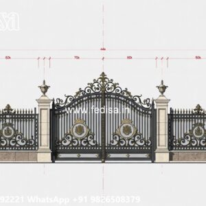 Sliding Gate Lock Design, American Gate Design Iron Gate Stock Photos And Images