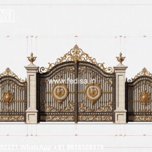 Pipe Design Gate, Roof Gate Design Iron Gate Stock Photos And Images