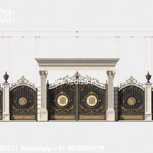 Steel Gate Handle Design, Black And White Gate Design Iron Gate Stock Photos And Images