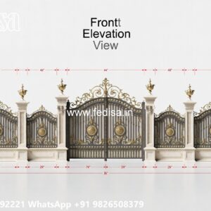 Classic Gate Design, Laser Cutting Iron Gate Iron Gate Stock Photos And Images