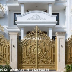 Steel Gate Handle Design, Aluminium Front Gate Design Iron Gate Stock Photos And Images