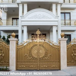 Gate Cover Design, Steel Framed Gates Iron Gate Stock Photos And Images