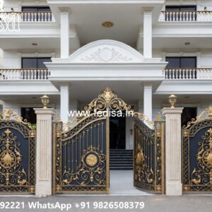 Sliding Gate Design For Small House, Custom Gate Designs Iron Gate Stock Photos And Images