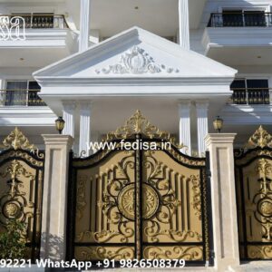 Cnc Main Gate Design, Solid Gate Design Iron Gate Stock Photos And Images