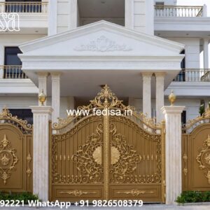 Sliding Gate Design For Small House, 7 Feet Main Gate Design Iron Gate Stock Photos And Images