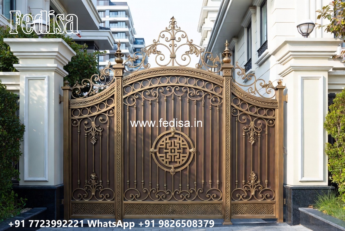 Steel Gate Handle Design, Aluminium Sliding Gates Designs Iron Gate Stock Photos And Images