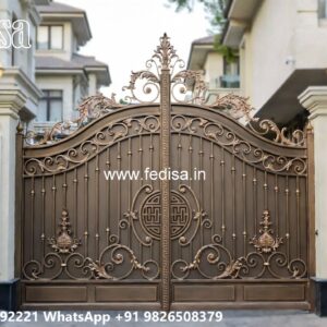 Pipe Design Gate, Three Fold Gate Design Iron Gate Stock Photos And Images