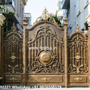House Entry Gate Design, New Slide Gate Design Iron Gate Stock Photos And Images