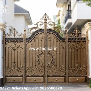 Pipe Design Gate, Home Gate Design Iron Iron Gate Stock Photos And Images