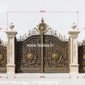 Pipe Design Gate, Steel Gate Design New Iron Gate Stock Photos And Images