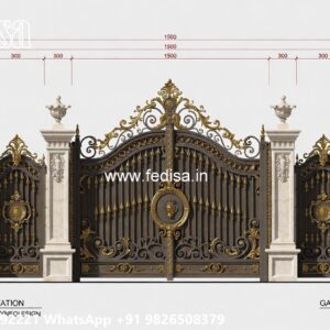 Fancy Steel Gate Design, Lohe Ke Pipe Ka Gate Iron Gate Stock Photos And Images
