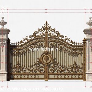 Cnc Main Gate Design, Maharaja Gate Design For Home Iron Gate Stock Photos And Images