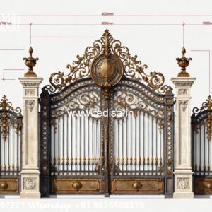 Gate Cover Design, Moving Gate Design Iron Gate Stock Photos And Images