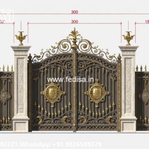 Sliding Gate Design For Small House, Sliding Gate Roller Design Iron Gate Stock Photos And Images