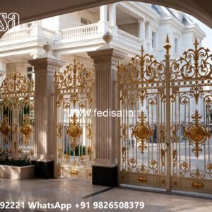 House Entry Gate Design, Small Front Gate Design Iron Gate Stock Photos And Images