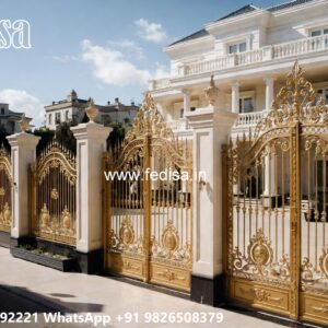 Steel Gate Handle Design, Gate Design Simple Iron Iron Gate Stock Photos And Images