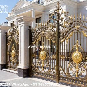 House Entry Gate Design, Big Gate Design For Home Iron Gate Stock Photos And Images