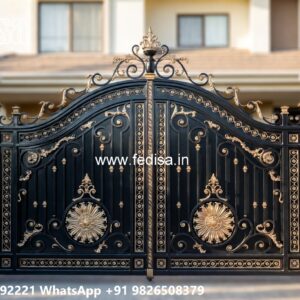 House Entry Gate Design, Steel Ke Men Gate Iron Gate Stock Photos And Images