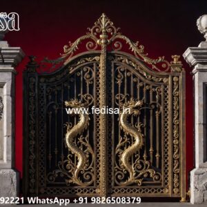 Fancy Steel Gate Design, Iron Main Gate Design Catalogue Iron Gate Stock Photos And Images
