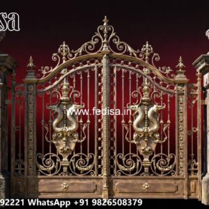 Classic Gate Design, Steel Gate Design For Main Door Iron Gate Stock Photos And Images