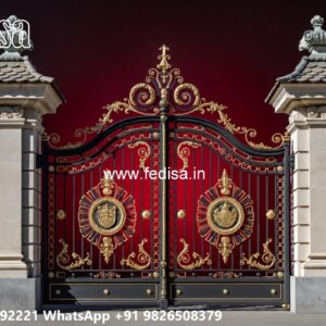House Entry Gate Design, Industrial Main Gate Design Iron Gate Stock Photos And Images