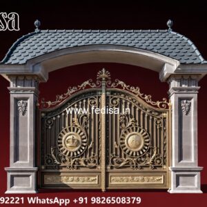 Fancy Steel Gate Design, Main Gate Ss Design Iron Gate Stock Photos And Images