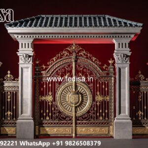Sliding Gate Lock Design, Fancy Iron Gate Design Iron Gate Stock Photos And Images