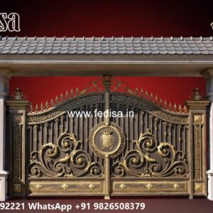 Pipe Design Gate, Front Main Gate Designs For Houses Iron Gate Stock Photos And Images