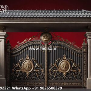 House Entry Gate Design, Lohe Ke Gate Fancy Iron Gate Stock Photos And Images