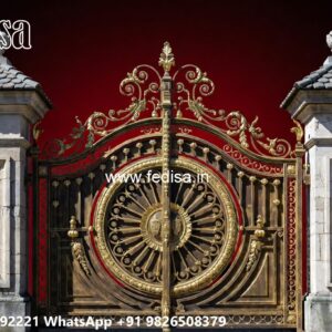 Sliding Gate Lock Design, New Front Gate Design Iron Gate Stock Photos And Images